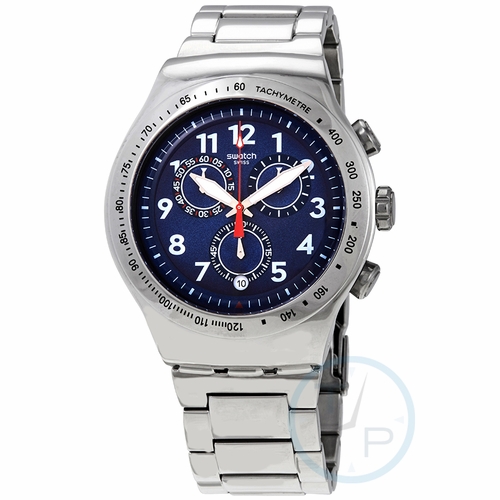 Swatch YOS455G Blue Maximus Mens Chronograph Quartz Watch