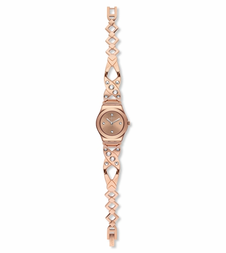 Swatch YSG165G Rose Hug Ladies Quartz Watch