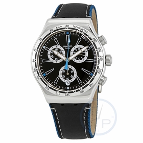 Swatch YVS442 Blue Details Mens Chronograph Quartz Watch