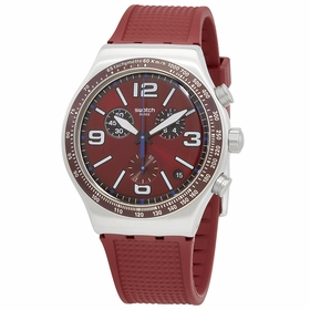 Swatch YVS464 WINE GRID Mens Chronograph Quartz Watch