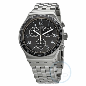 Swatch YVS465G Deepgrey Mens Chronograph Quartz Watch