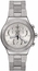 Swatch YVS472G Silver Explosion Ladies Chronograph Quartz Watch
