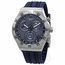 Swatch YVS473 TECKNO BLUE Mens Chronograph Quartz Watch