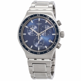 Swatch YVS496G Cobalt Lagoon Mens Chronograph Quartz Watch