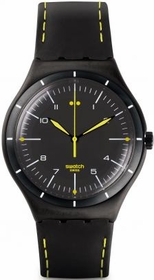 Swatch YWB100 Black Bliss Mens Quartz Watch