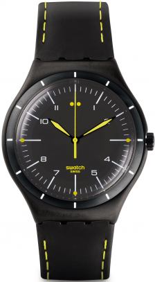 Swatch YWB100 Black Bliss Mens Quartz Watch