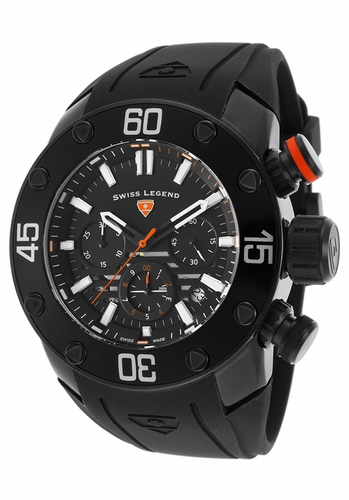 Swiss Legend SL-10616SM-BB-01-OA Lionpulse Mens Chronograph Quartz Watch