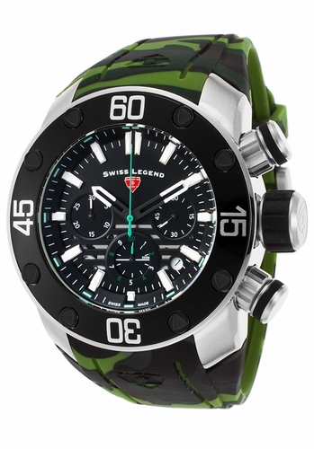 Swiss Legend SL-10617SM-01-GRNS Lionpulse Mens Chronograph Quartz Watch