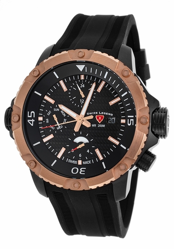 Swiss Legend SL-10716SM-BB-01-RB Seamonster Mens Quartz Watch