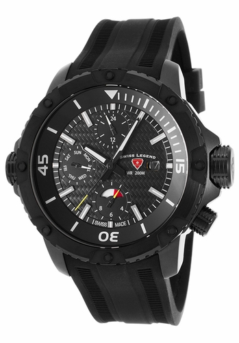 Swiss Legend SL-10716SM-BB-01-YA Seamonster Mens Quartz Watch