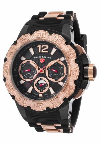 Swiss Legend SL-14096SM-BB-01-RA Ultrasonic Mens Quartz Watch