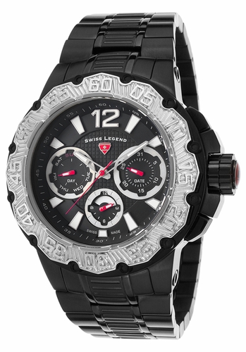 Swiss Legend SL-14097SM-BB-11-SB Ultrasonic Mens Quartz Watch