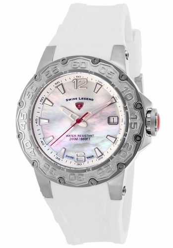 Swiss Legend SL-14098SM-02-WHT Ultrasonic Ladies Quartz Watch Swiss Legend SL-14098SM-02-WHT Ultrasonic Ladies Quartz Watch
