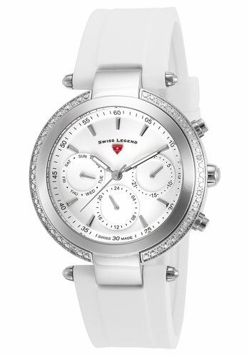 Swiss Legend SL-16175SM-02-WHT Madison Ladies Quartz Watch