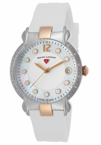Swiss Legend SL-16591SM-SR-02-WHT Layla Ladies Quartz Watch