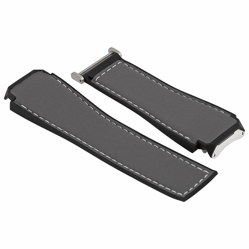 Tag Heuer 21 mm Rubber/ Leather Watch Band 1FT6104