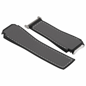 Tag Heuer 21 mm Rubber/ Leather Watch Band 1FT6104