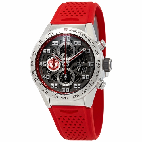 Tag Heuer CAR201M.FT6156 Carrera Manchester United Special Edition Mens Chronograph Automatic Watch