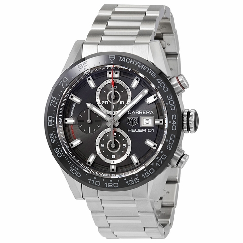 Tag Heuer CAR201W.BA0714 Carrera Mens Chronograph Automatic Watch