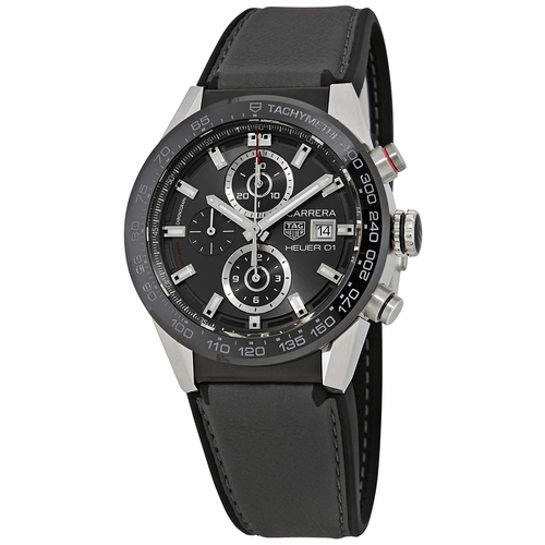 Tag Heuer CAR201W.FT6095 Carrera Mens Chronograph Automatic Watch