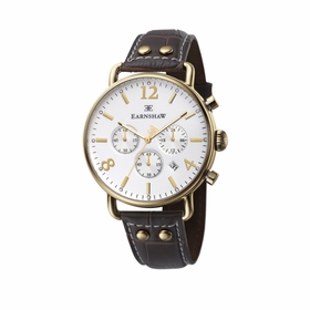 Thomas Earnshaw ES-8001-02 Investigator Mens Chronograph Quartz Watch