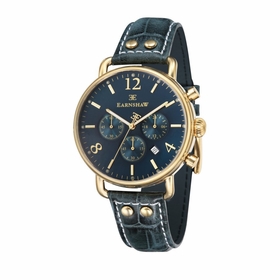 Thomas Earnshaw ES-8001-06 Investigator Mens Chronograph Quartz Watch