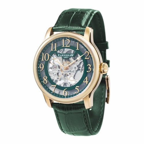 Thomas Earnshaw ES-8062-06 Longitude Skeleton Mechanical Mens Hand Wind Watch