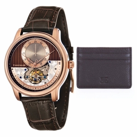 Thomas Earnshaw ES-8085-SETA-03 Longitude Regulator Open Heart Mens Automatic Watch