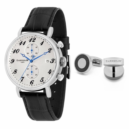 Thomas Earnshaw ES-8089-SETA-02 Grand Legacy Chronograph Mens Chronograph Quartz Watch