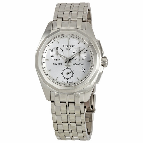 Tissot T008.217.11.031.00 PRC 100 Ladies Chronograph Quartz Watch Tissot T008.217.11.031.00 PRC 100 Ladies Chronograph Quartz Watch