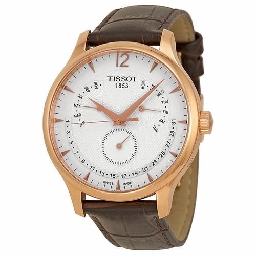 Tissot T063.637.36.037.00 Tradition Perpetual Calendar Mens Quartz Watch