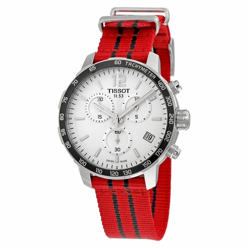 Tissot T095.417.17.037.04 Quickster Chicago Bulls NBA Special Edition Mens Chronograph Quartz Watch