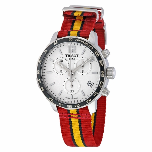 Tissot T095.417.17.037.08 Quickster Miami Heat NBA Special Edition Mens Chronograph Quartz Watch