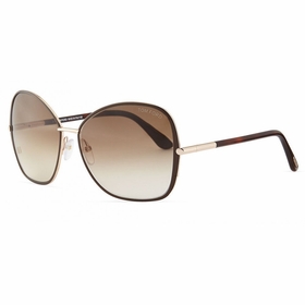 Tom Ford FT0319 28F Solange Ladies  Sunglasses
