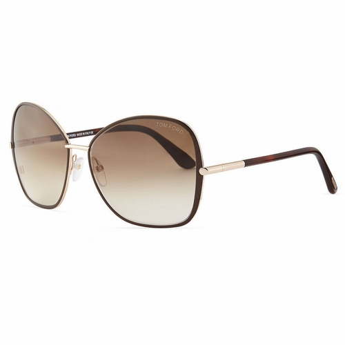 Tom Ford FT0319 28F Solange Ladies Sunglasses Tom Ford FT0319 28F Solange Ladies Sunglasses