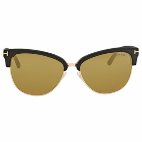 Tom Ford FT0368 01G Fany Ladies  Sunglasses