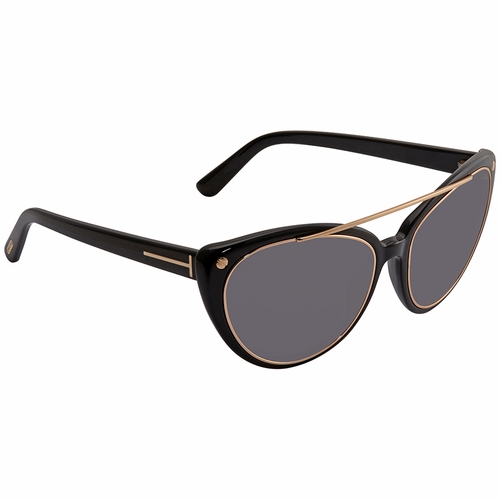 Tom Ford FT0384-01A EDITA Ladies  Sunglasses