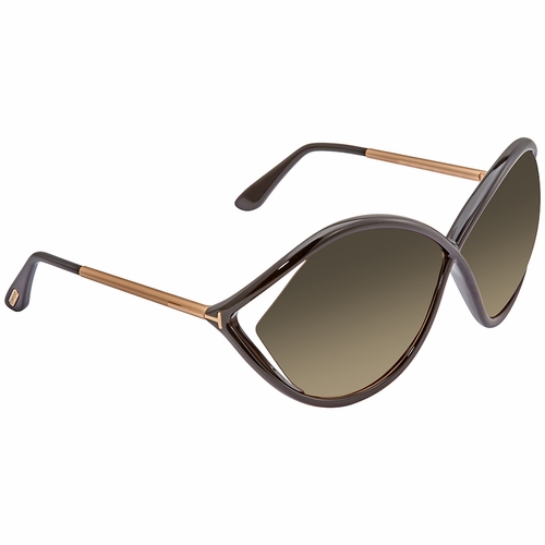 Tom Ford FT0528-01B Liora Ladies  Sunglasses