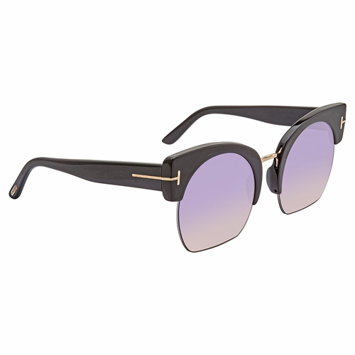 Tom Ford FT0552-01B Savannah Ladies  Sunglasses