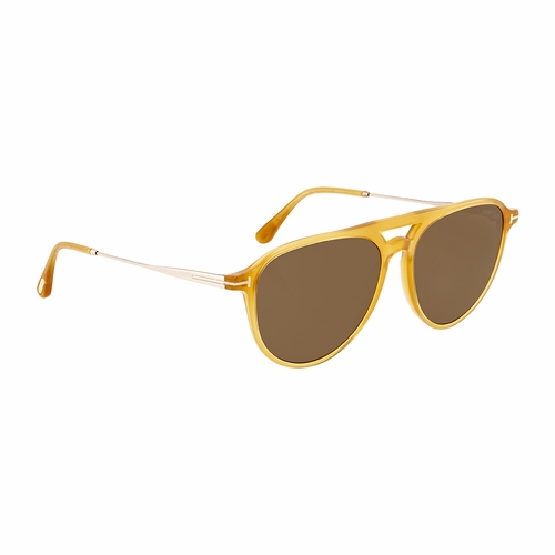 Tom Ford FT0587 39J 58 Carlo Unisex  Sunglasses