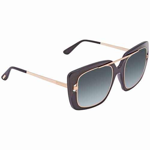 Tom Ford FT0619-01B Ladies Sunglasses Tom Ford FT0619-01B Ladies Sunglasses
