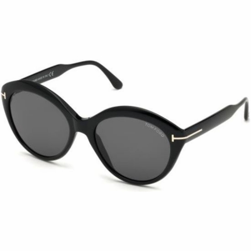 Tom Ford FT0763-F 01A 57 Maxine Ladies  Sunglasses