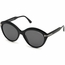 Tom Ford FT0763-F 01A 57 Maxine Ladies  Sunglasses