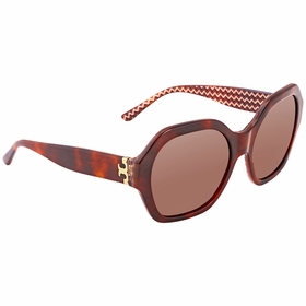 Tory Burch TY7120 165873 PATTERNED SERIF-T Ladies  Sunglasses