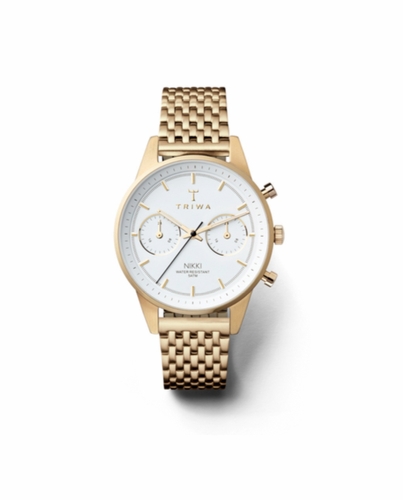Triwa NKST102BS121313 Ivory Nikki Ladies Chronograph Quartz Watch