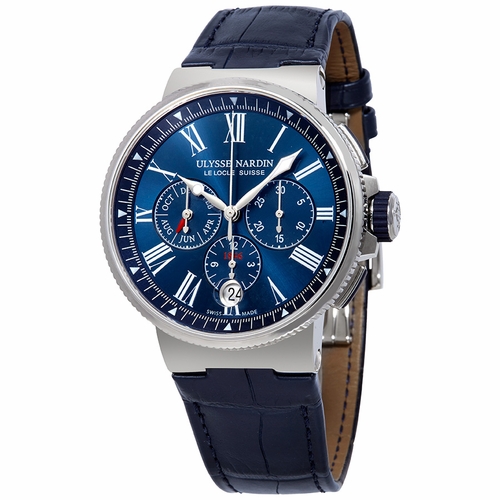 Ulysse Nardin 1533-150/43 Marine Mens Chronograph Automatic Watch