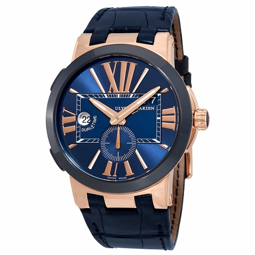 Ulysse Nardin 246-00/43 Executive Dual Time Mens Automatic Watch