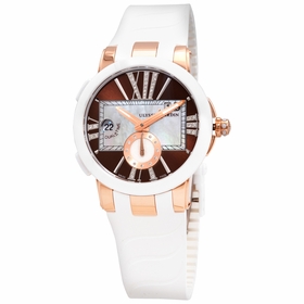 Ulysse Nardin 246-10-3-30-05 Executive Dual Time Ladies Automatic Watch