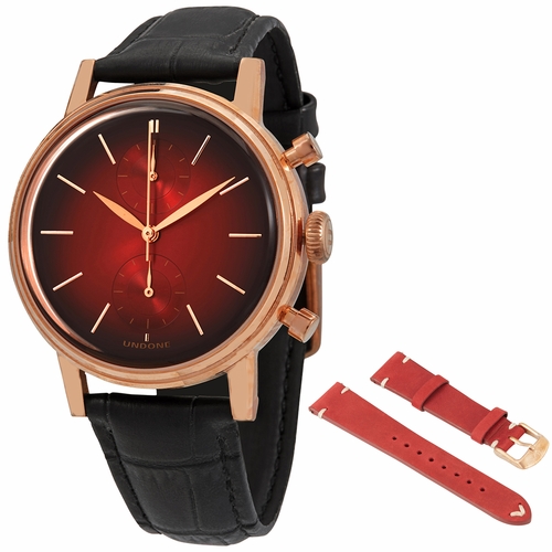 Undone MST-MARS-RG-SET Urban Mystique Mars Mens Chronograph Quartz Watch
