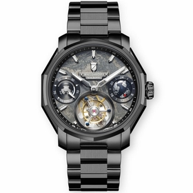 Waldhoff Continental Black Continental Mens Hand Wind Watch